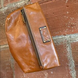 Patricia Nash Tan Leather Wristlet